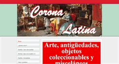 Desktop Screenshot of coronalatina.com